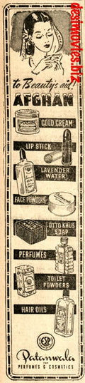 Afghan Snow (1947) Press Advert 1947 - Beauty Products - www.desimovies.biz