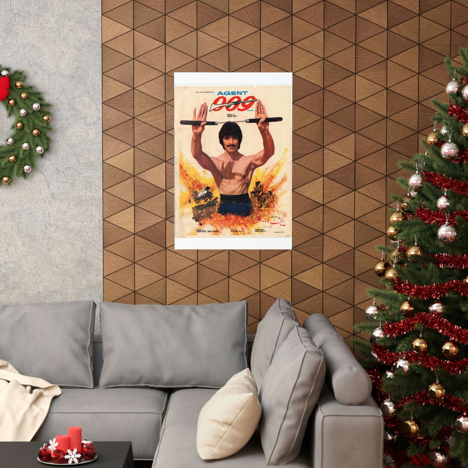 Agent 009 Pakistani Film (1982) Premium Matte Vertical Posters - www.desimovies.biz