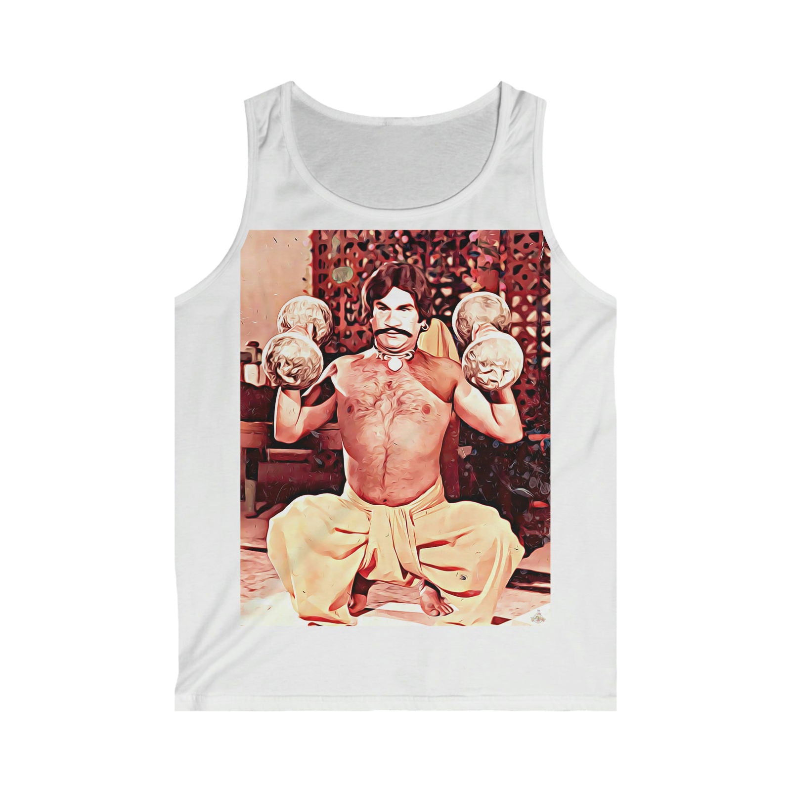 Akhri Jang & Muscle Man - Men's Softstyle Tank Top - www.desimovies.biz