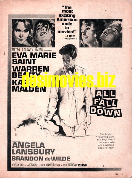 All Fall Down (1962) Press Advert - www.desimovies.biz