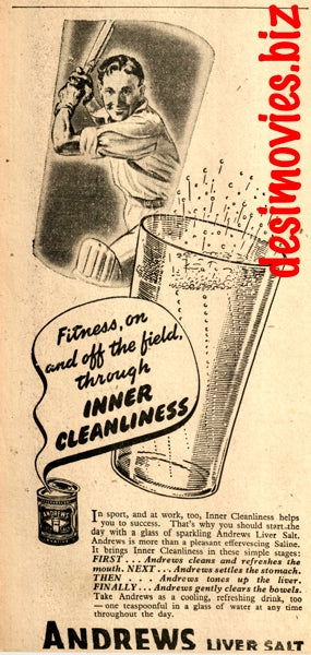 Andrews Liver Salts (1947) Press Advert 1947 - www.desimovies.biz