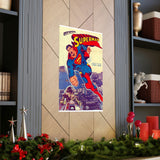 Atom Man Vs Superman (1950) Original Poster Print from Pakistan - Matte Vertical Posters - www.desimovies.biz