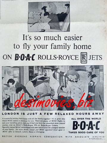 B.O.A.C (1967) Advert 1969 - www.desimovies.biz
