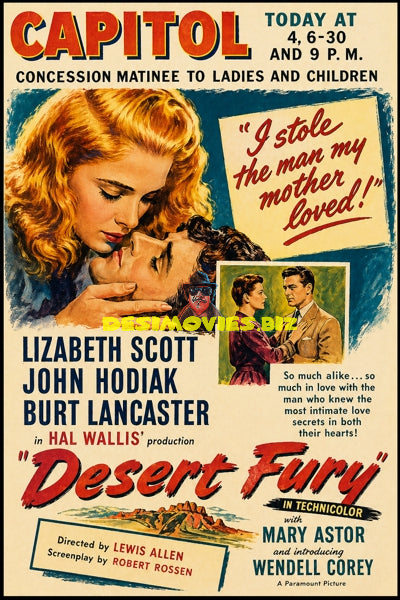 Desert Fury (1947) Press Advert (Pakistan)