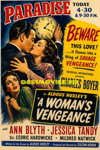 A Woman's Vengeance (1948) Press Advert