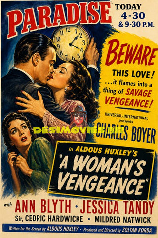 A Woman's Vengeance (1948) Press Advert