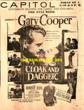 Cloak and Dagger (1946) Press Ad