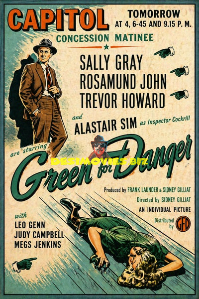 Green For Danger (1946) Press Ad (Pakistan)