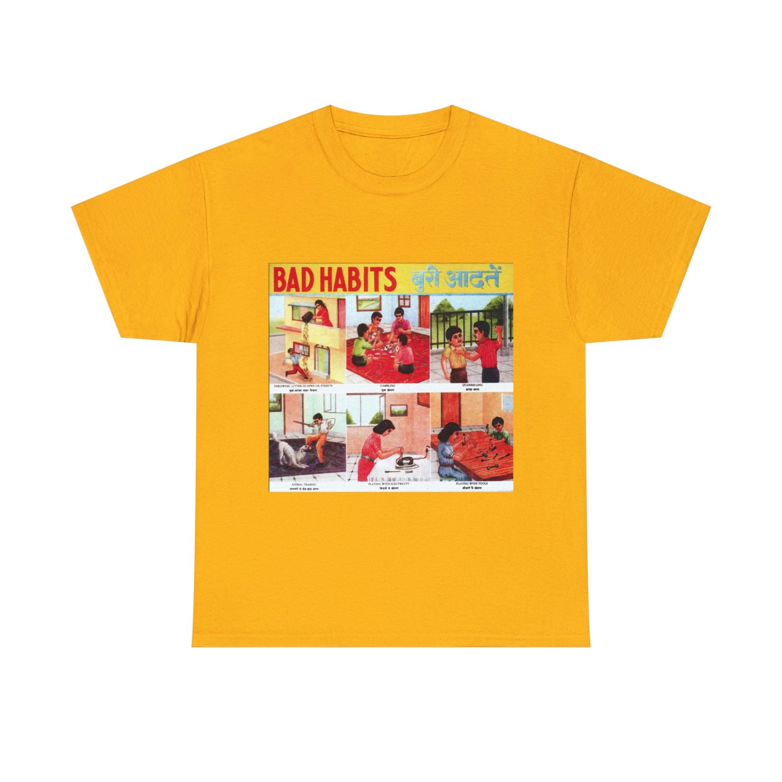Bad Habits - Unisex Heavy Cotton Tee - www.desimovies.biz