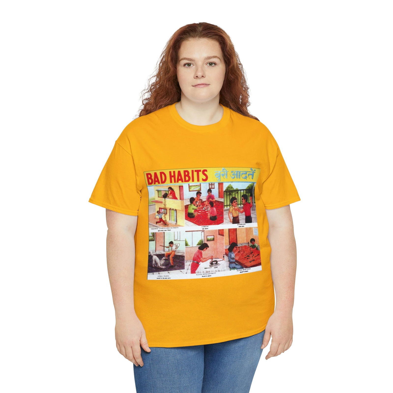 Bad Habits - Unisex Heavy Cotton Tee - www.desimovies.biz