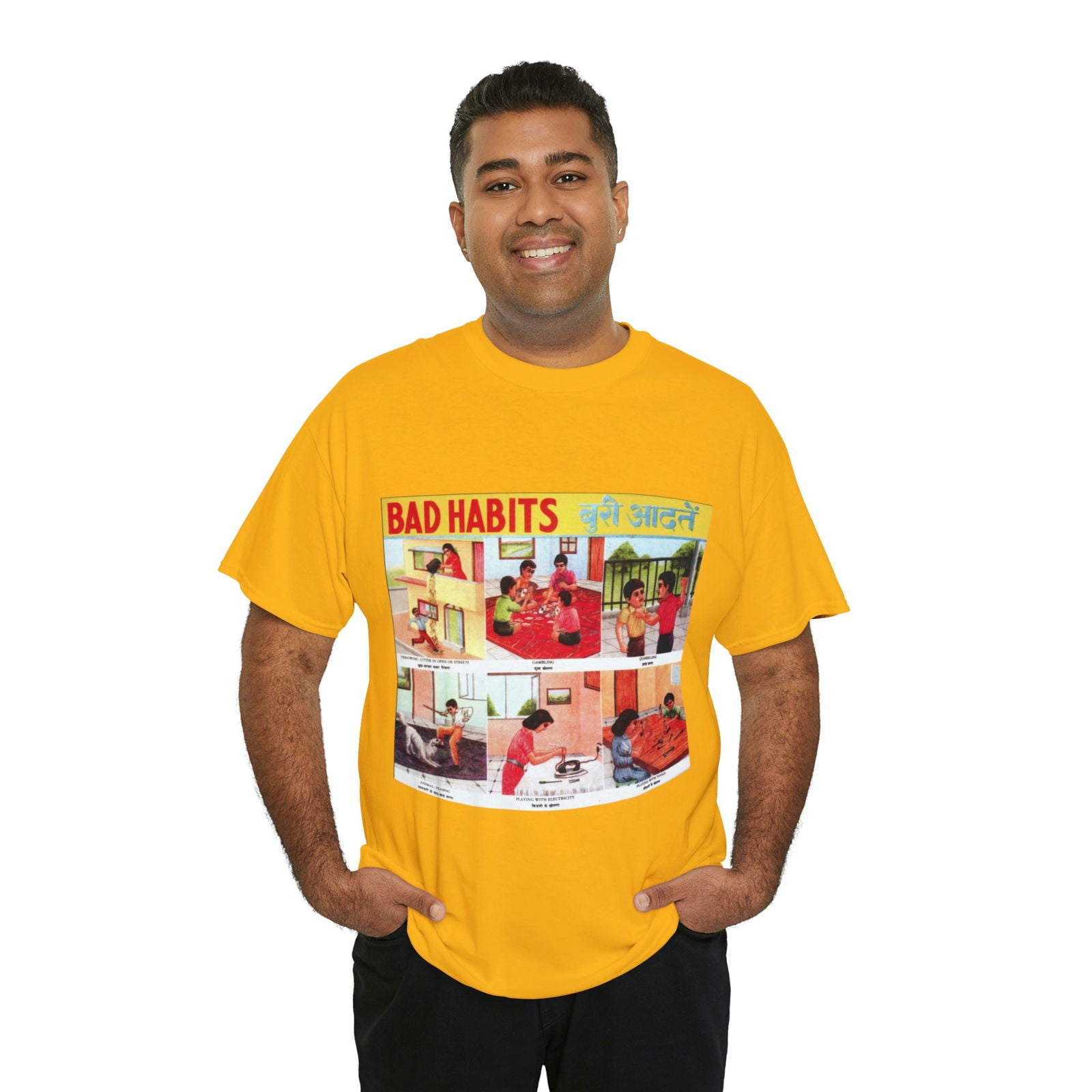 Bad Habits - Unisex Heavy Cotton Tee - www.desimovies.biz