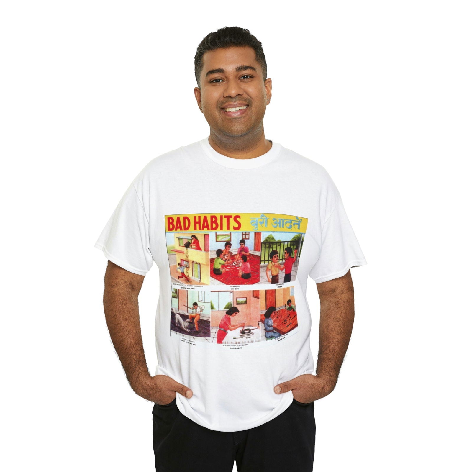 Bad Habits - Unisex Heavy Cotton Tee - www.desimovies.biz