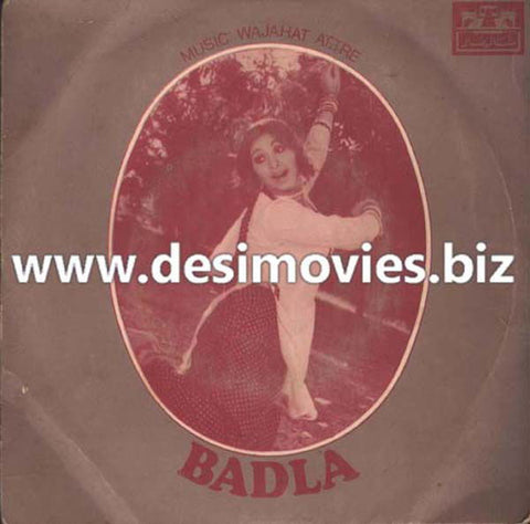 Badla (1979)- 45 Cover - www.desimovies.biz