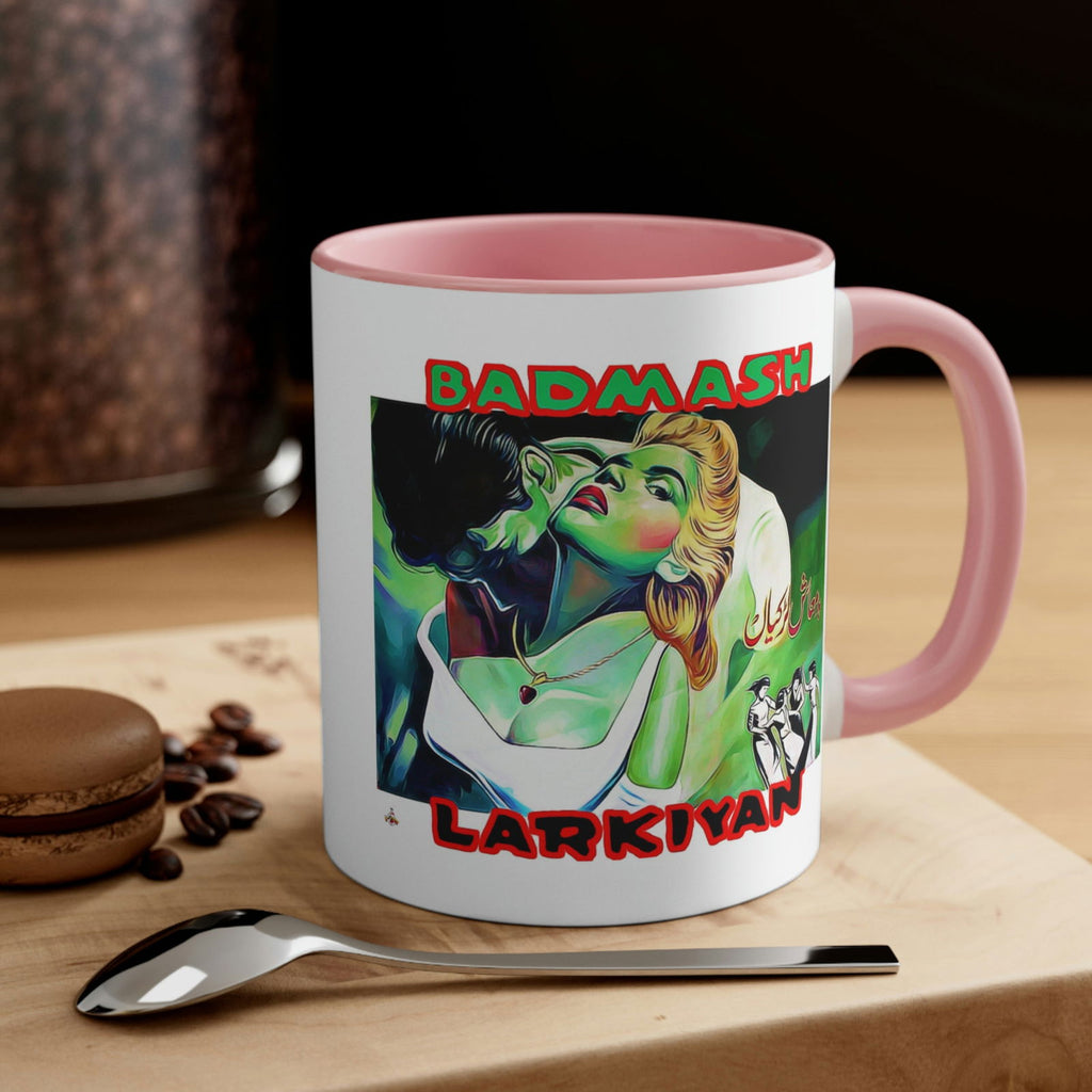 Badmash Larkian - Accent Coffee Mug, 11oz - www.desimovies.biz