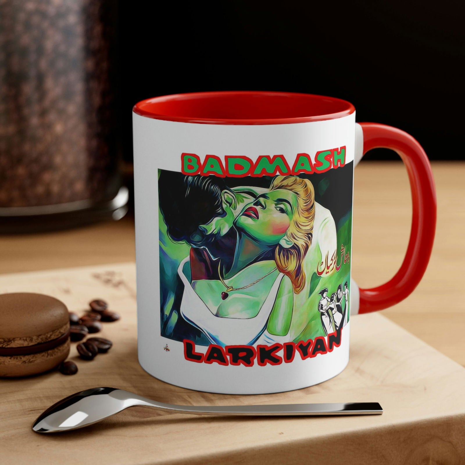 Badmash Larkian - Accent Coffee Mug, 11oz - www.desimovies.biz