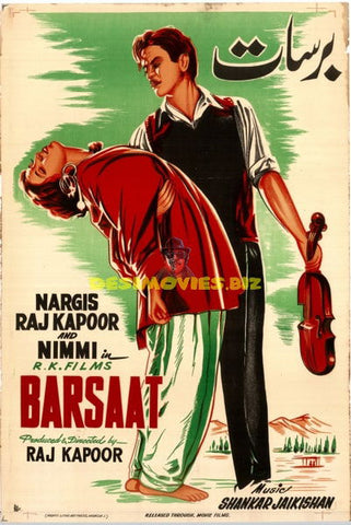Barsaat - (1949) Original Poster - www.desimovies.biz