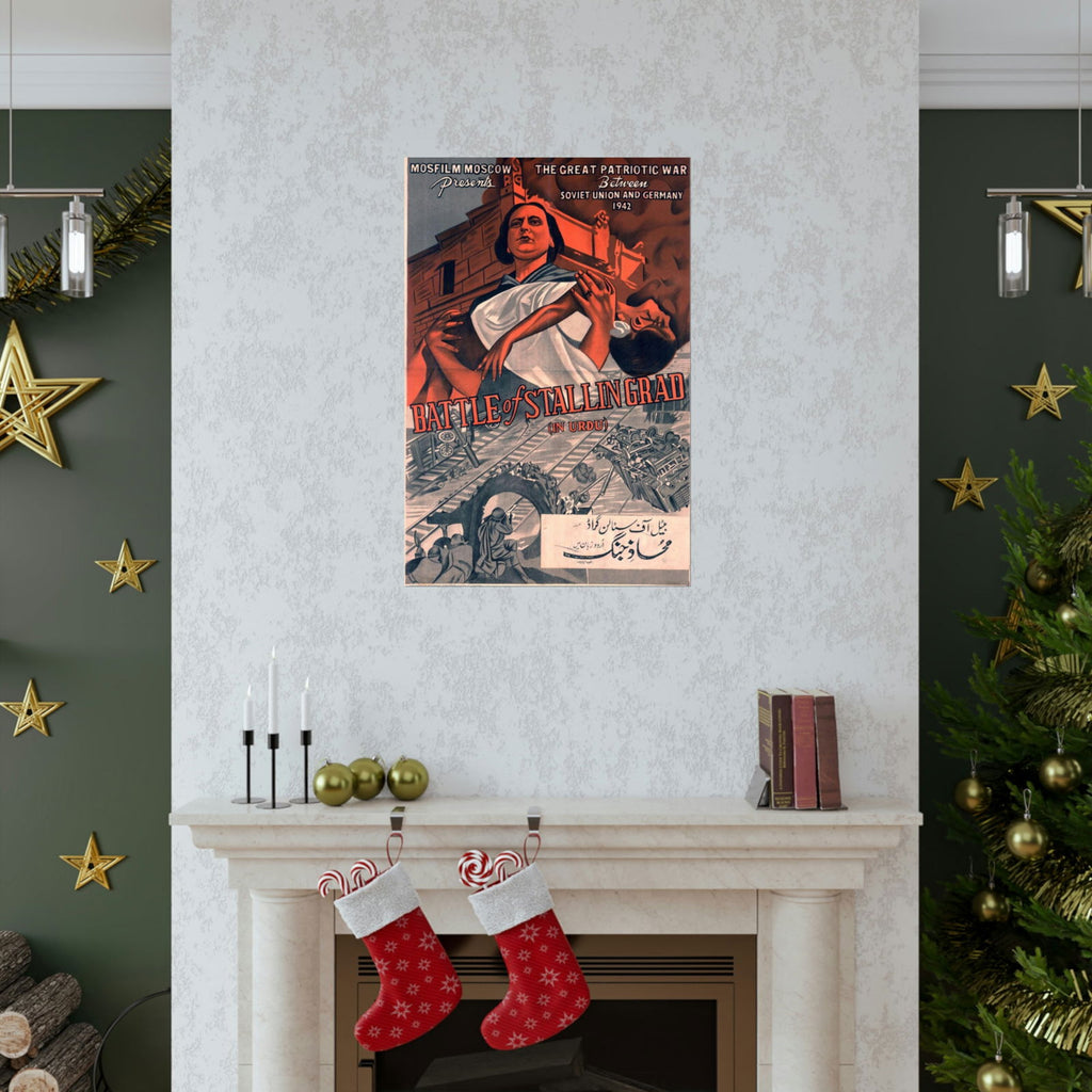 Battle of Stalingrad (1949) Original Pakistani Version Reprint - Premium Matte Vertical Poster - www.desimovies.biz