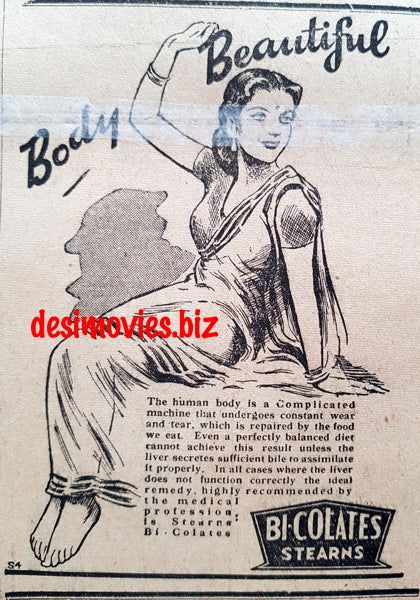 Bi-Colates (1949) Press Advert - www.desimovies.biz