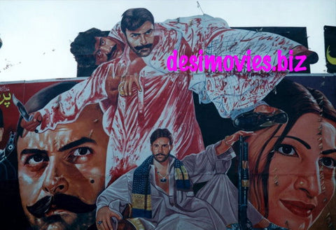Billboard Cinema Art off the Streets of Lahore. - www.desimovies.biz