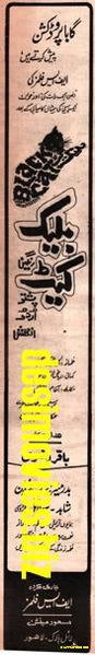 Black Cat (1977) Original Booklet & Advert - www.desimovies.biz