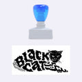 Black Cat Logo Rubber Stamp (Medium) - www.desimovies.biz