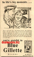 Blue Gillette (1947) Press Advert 1947 - www.desimovies.biz