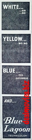 Blue Lagoon (1949) Press Advert (1967) - www.desimovies.biz