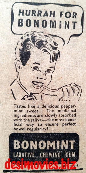 Bonomint (1949) Press Advert 1949 - www.desimovies.biz