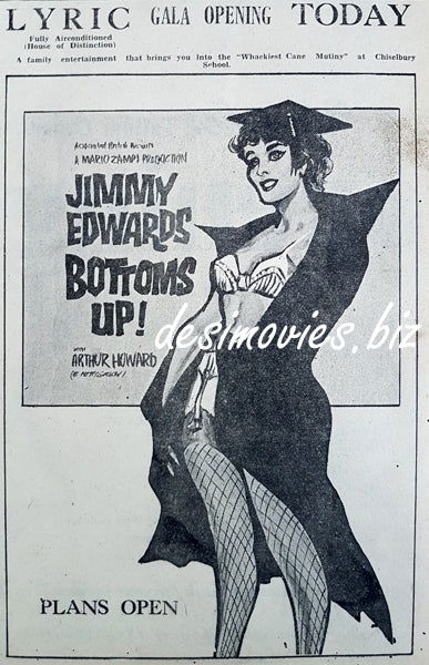 Bottoms Up (1960) Press Ad, Karachi - www.desimovies.biz