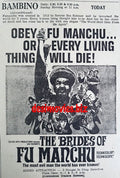 Brides of Fu Manchu, The (1966) Press Advert (1967) - www.desimovies.biz