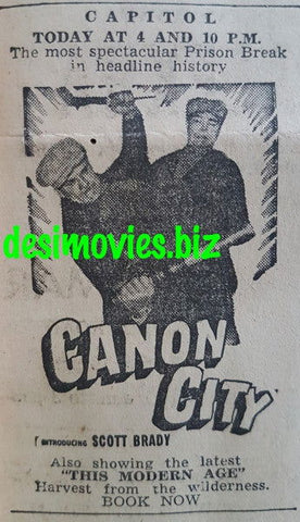 Canon City (1948) Press Advert - www.desimovies.biz