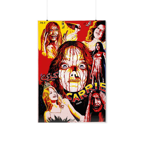 Carrie - Pop Art Poster - Pakistan - Premium Matte Vertical Posters - www.desimovies.biz