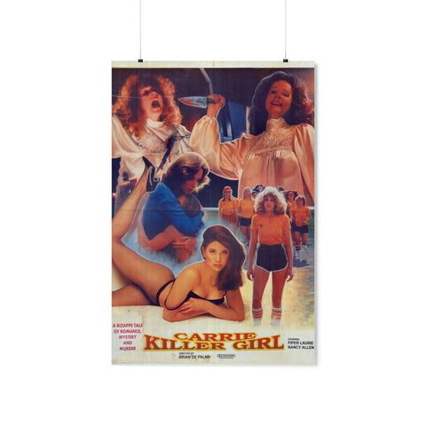 Carrie "Killer Girl" Original Pakistani Poster - Premium Matte Vertical Posters - www.desimovies.biz