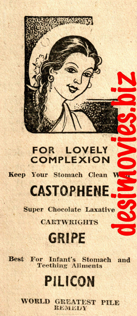Castophene (1947) Press Advert 1947 - www.desimovies.biz