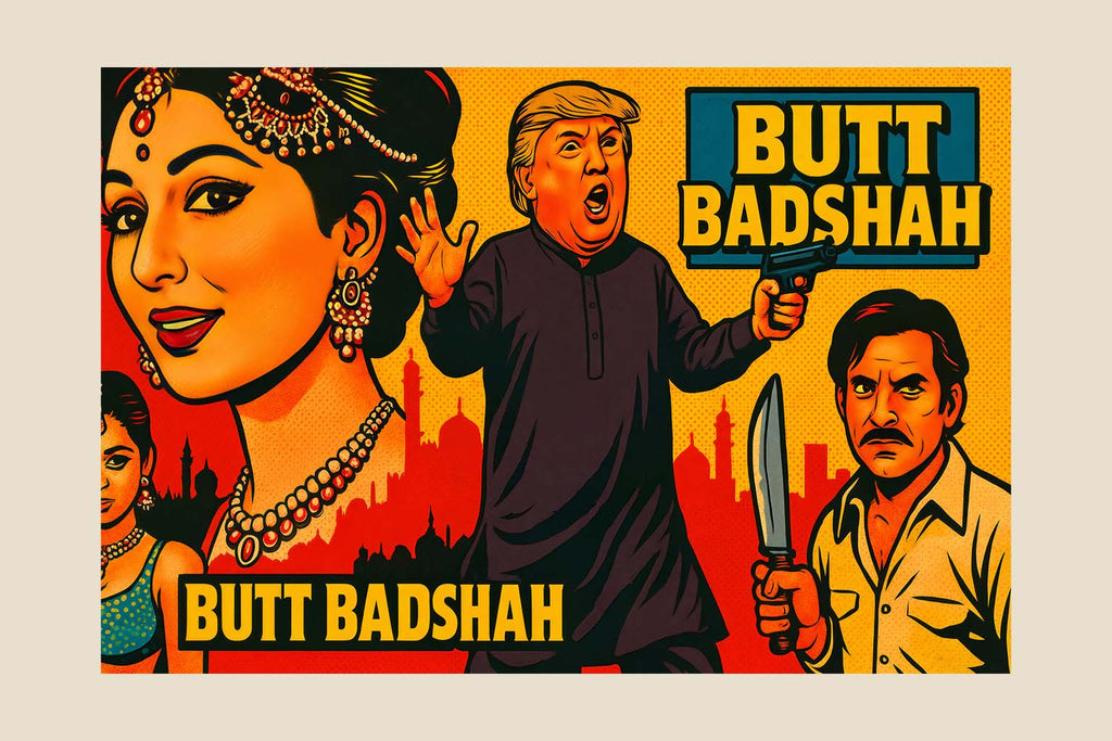 Trump as Butt Badshah
