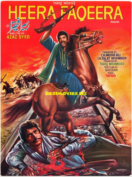 Heera Tey Faqira (1983) Original Poster - www.desimovies.biz