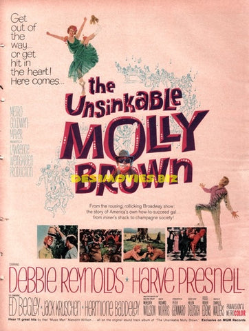The Unsinkable Molly Brown (1964) Press Ad