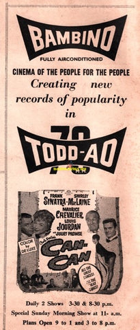 Can-Can (1964) Advert - Bambino Cinema