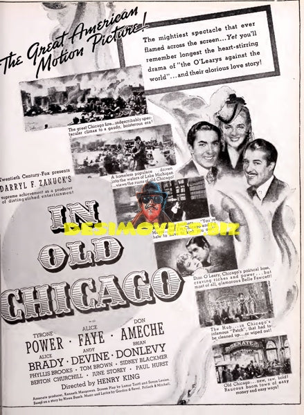 In Old Chicago (1938) Advert