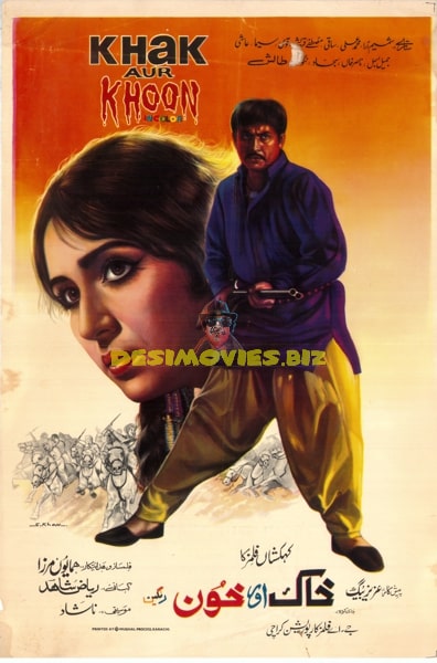 Khak Aur Khoon (1971) Original Poster - www.desimovies.biz