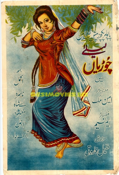 Choorian (1963) Original Poster - www.desimovies.biz