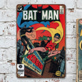 Batman & Robin - The Comic That Introduced Robin to the World | Vintage DC Golden Age Classic Art Tin Sign