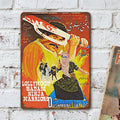 Dushmani Jatt Di — Sultan Rahi | Drama, Intrigue & Intoxicating Dance Numbers | Lollywood Classic Tin Sign