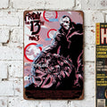 Friday the 13th Part III — 3D Style Vintage Horror Tin Sign | Jason's Iconic Hockey Mask Origin