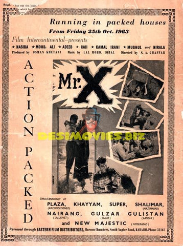 Mr. X (1963) Advert - www.desimovies.biz
