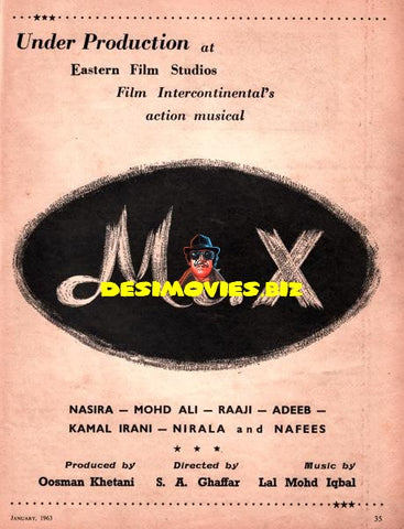Mr. X (1963) Advert - www.desimovies.biz