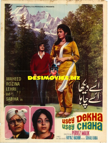 Ussay Dekha Ussay Chaha (1974) Original Poster