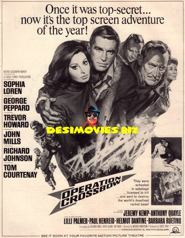 Operation Crossbow (1965) Press Advert