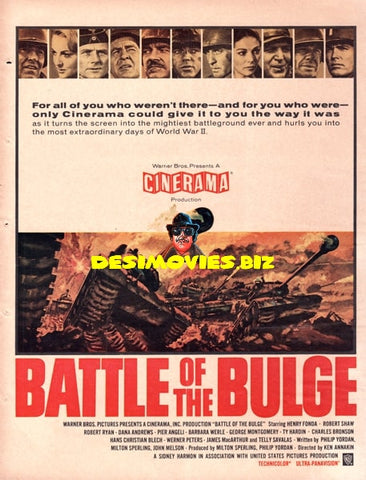 The Battle of The Bulge (1965) Press Advert