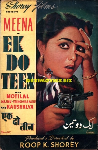 Ek Do Teen (1953) Original Booklet - www.desimovies.biz
